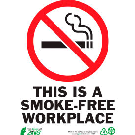 Zing Eco Safety Sign Smokefree Workplace 7