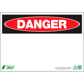 Zing Eco Safety Sign Danger Blank 10