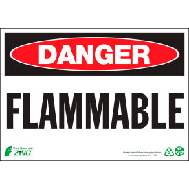 Zing Eco Safety Sign Danger Flammable 10