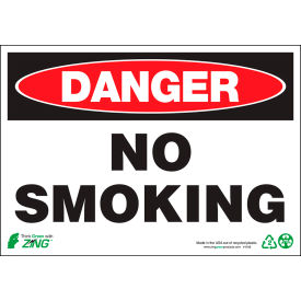 Zing Eco Safety Sign Danger No Smoking 10