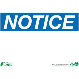 Zing Eco Safety Sign Notice Blank 10