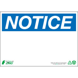 Zing Eco Safety Sign Notice Blank 10