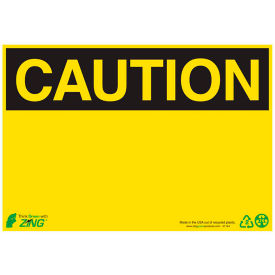 Zing Eco Safety Sign Caution Blank 10