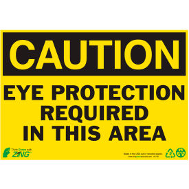 Zing Eco Safety Sign Caution Eye Protection... 10