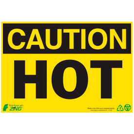 Zing Eco Safety Sign Caution Hot 10