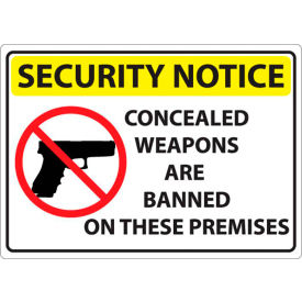 Zing Concealed Carry Window Decal Security Notice... 7