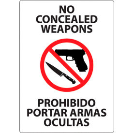 Zing Concealed Carry Label Concealed Weapons Bilingual 5