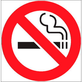 Zing No Smoking Window Decal No Smoking Symbol 6