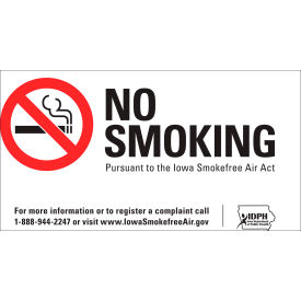 Zing No Smoking Label Iowa Regulations 7