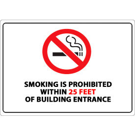 Zing No Smoking 25 Feet Label 7