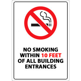 Zing No Smoking 10 Feet Label 5