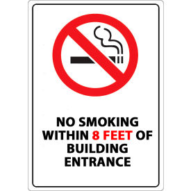 Zing No Smoking 8 Feet Label 5
