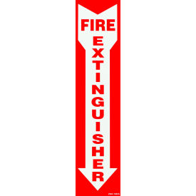 Zing Eco Safety Sign Fire Extinguisher with Arrow 3-1/4