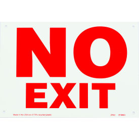 Zing Eco Safety Sign No Exit 10