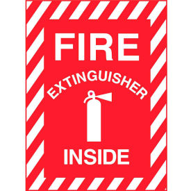 Zing Eco Safety Sign Fire Extinguisher Inside with Picto 7
