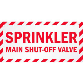 Zing Eco Safety Sign Sprinkler Shut Off 10
