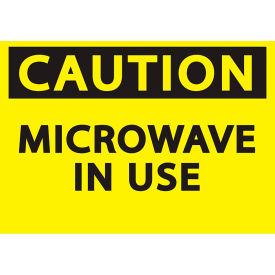 Zing Eco Safety Sign Caution Microwave In Use 10