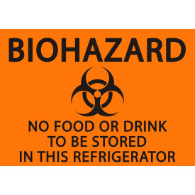 Zing Eco Safety Sign Biohazard No Food or Drink in... 7