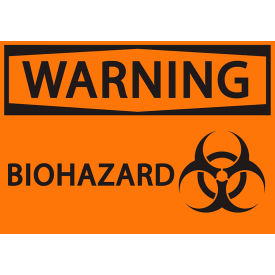 Zing Eco Safety Label Warning Biohazard 7