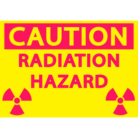 Zing Eco Safety Sign Caution Radiation Hazard 10