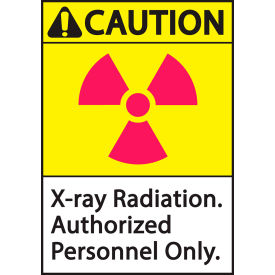 Zing Eco Safety Sign Caution X-Ray Radiation Authorized Personnel... 7