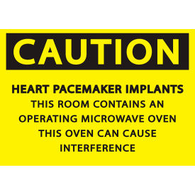 Zing Eco Safety Sign Caution Heart Pace Maker... 10