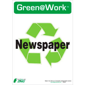 Zing Eco Label Recycle Newspaper 10