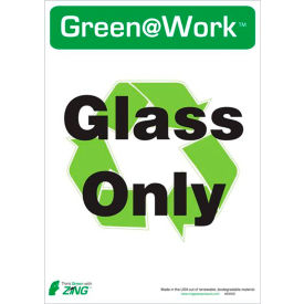 Zing Eco Label Recycle Glass Only 10