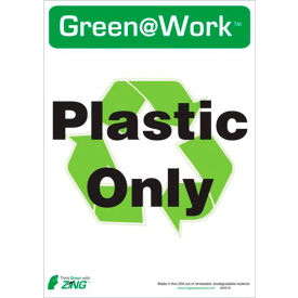 Zing Eco Label Recycle Recycled Plastic Only 10