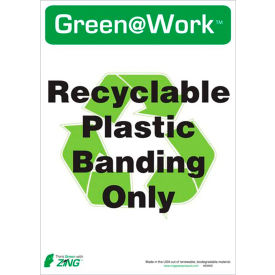 Zing Eco Label Recycle Recycled Plastic Banding 10