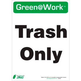 Zing Eco Label Trash Only 10