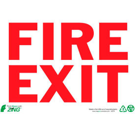 Zing Eco Safety Sign Fire Exit 14