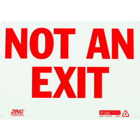 Zing Eco Safety Sign Not an Exit 14