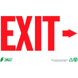 Zing Eco Safety Sign Exit Right Arrow 14