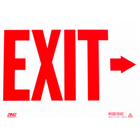 Zing Eco Safety Sign Exit with Right Arrow 14