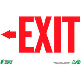 Zing Eco Safety Sign Exit Left Arrow 14