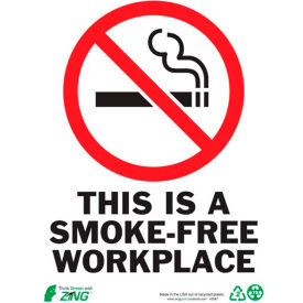 Zing Eco Safety Sign Smokefree Workplace 10