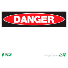 Zing Eco Safety Sign Danger Blank 14