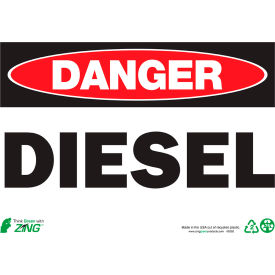 Zing Eco Safety Sign Danger Diesel 14