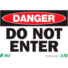 Zing Eco Safety Sign Danger Do Not Enter 14