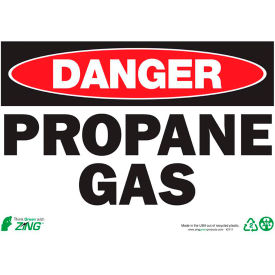 Zing Eco Safety Sign Danger Propane Gas 14