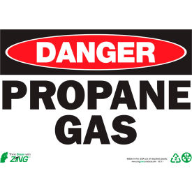 Zing Eco Safety Sign Danger Propane Gas 14
