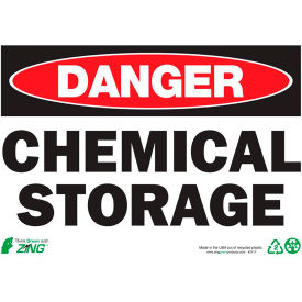 Zing Eco Safety Sign Danger Chemical Storage 14