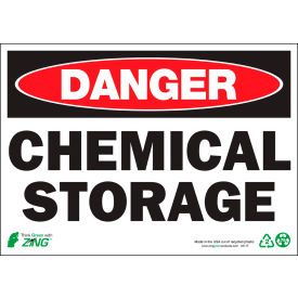 Zing Eco Safety Sign Danger Chemical Storage 14