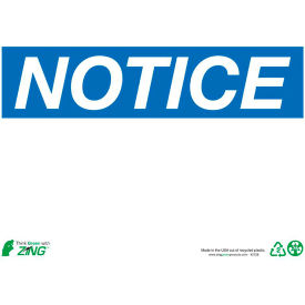 Zing Eco Safety Sign Notice Blank 14