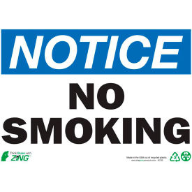 Zing Eco Safety Sign Notice No Smoking 14