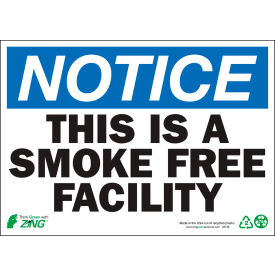 Zing Eco Safety Sign Notice This is a Smoke... 14