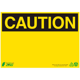 Zing Eco Safety Sign Caution Blank 14