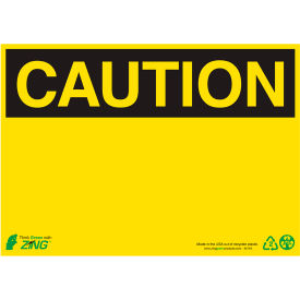 Zing Eco Safety Sign Caution Blank 14