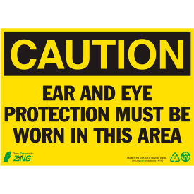 Zing Eco Safety Sign Caution Ear Protection... 14
